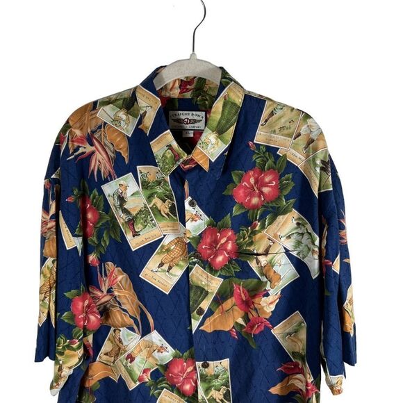 Straight Down Clothing Company Vintage Golfers Hawaiian Button Down Shirt - Picture 3 of 9